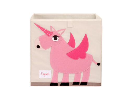 3 Sprouts Storage Box - Unicorn