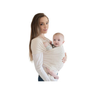 Mushie Baby Carrier Wrap - Beige Melange