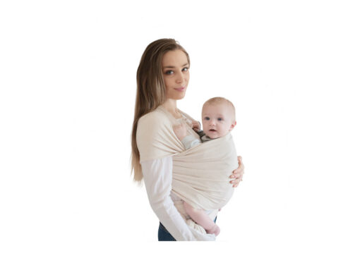 Mushie Baby Carrier Wrap - Beige Melange Mushie Baby Carrier Wrap - Beige Melange