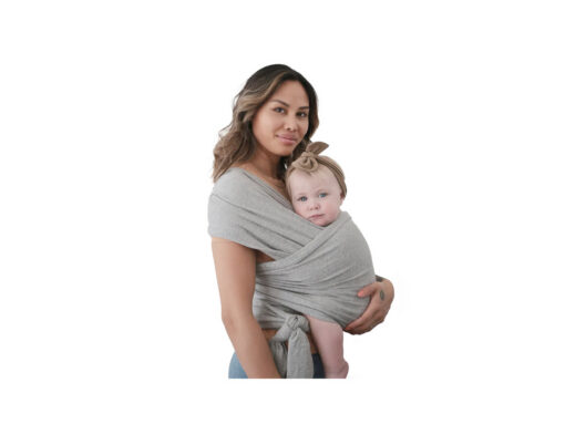 Mushie Baby Carrier Wrap - Gray Melange
