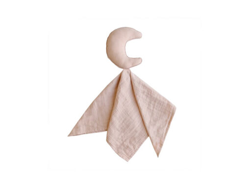 Mushie Lovey Blanket Moon - Primrose