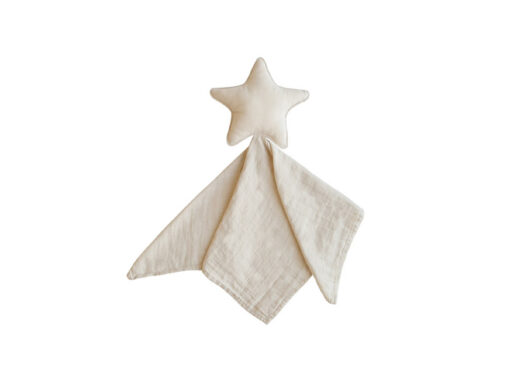 Mushie Lovey Blanket Star - Fog Mushie Lovey Blanket Star - Fog