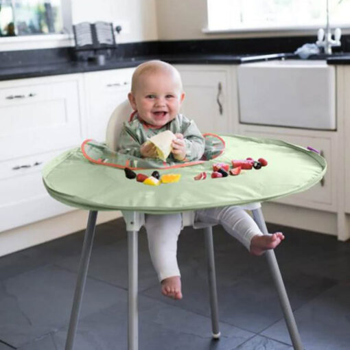Tidy-Tot-Bib-&-Tray-Set-with-Bag-SageGreen3 Tidy Tot Bib & Tray Set with Bag - Sage Green