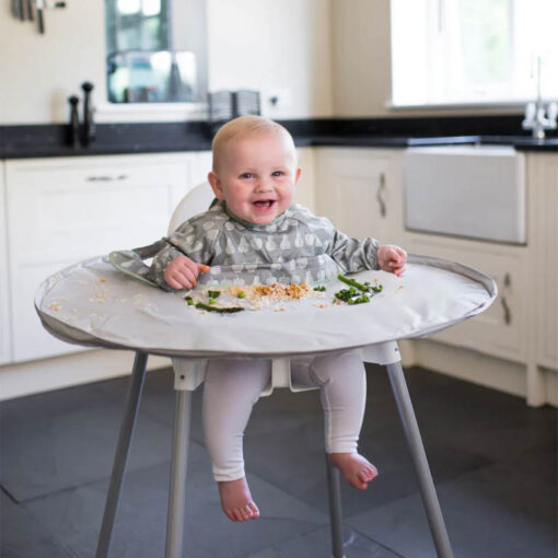 Tidy Tot Bib & Tray Set with Bag - Dove Gray Tidy Tot Bib & Tray Set with Bag - Dove Gray