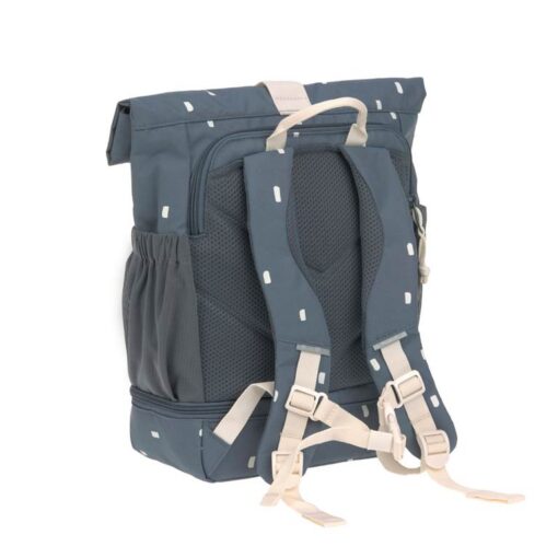 Lassig Mini Rolltop Backpack - Happy Prints Midnight Blue Lassig Mini Rolltop Backpack - Happy Prints Midnight Blue