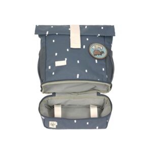 Lassig Mini Rolltop Backpack - Happy Prints Midnight Blue