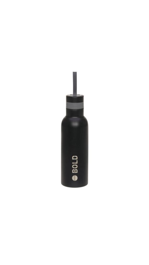 Lassig Stainless Steel Bottle Bold (750ml) - Black
