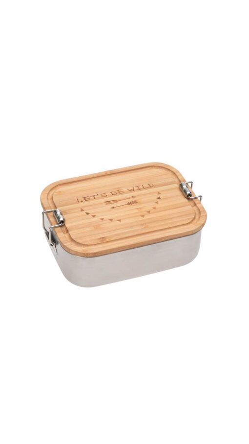 Lunchbox-Stainless-Steel-Bamboo-Adventure Lassig Lunchbox Stainless Steel Bamboo - Adventure