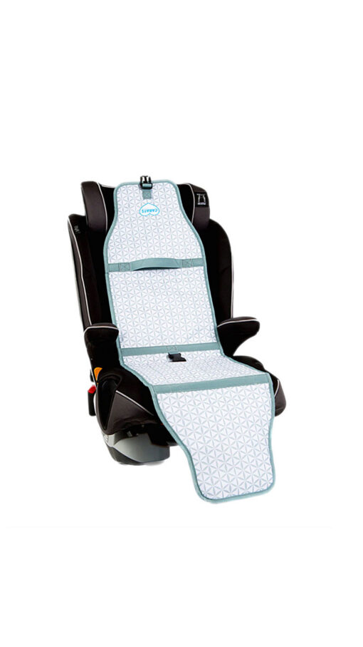 Cool Carats Car Seat Cooler - Gray & White Geometric Cool Carats Car Seat Cooler - Gray & White Geometric
