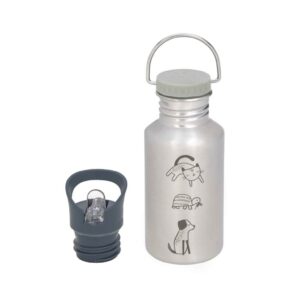 Lassig Stainless Steel Bottle (500ml) - Happy Prints