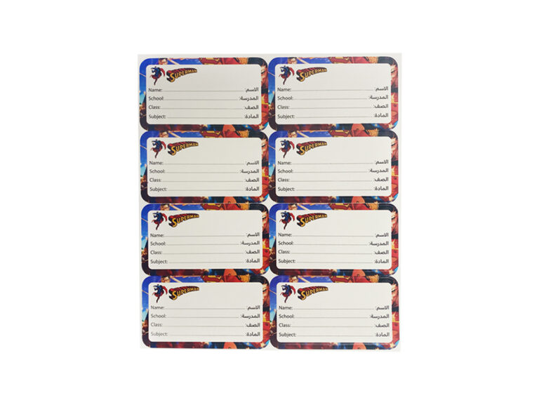 Superman Sticker Labels - 40 Stickers