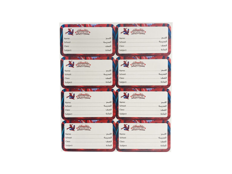 Spiderman Sticker Labels - 40 Stickers