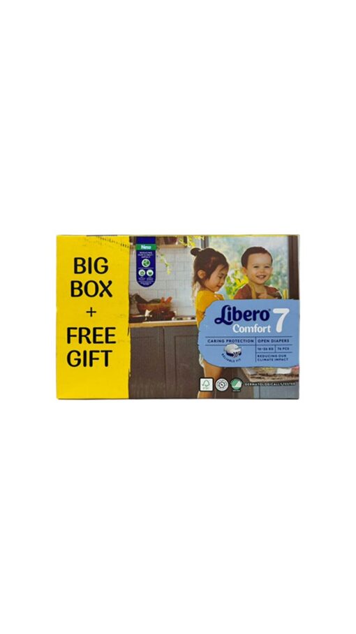 Libero Comfort Size 7 (16-26kg) - 76 Diapers Libero Comfort Size 7 (16-26kg) - 76 Diapers