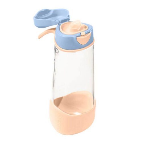 B.Box Hydration Sports Spout Bottle 600ml - Feeling Peachy B.Box Hydration Sports Spout Bottle 600ml - Feeling Peachy