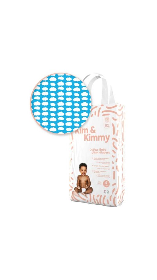 Kim & Kimmy Size 4 (9-14kg) - 52 Diapers