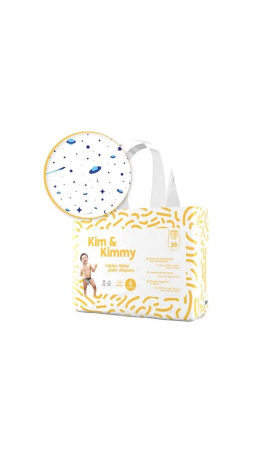 Kim & Kimmy Size 6 (15-20kg) - 38 Diapers