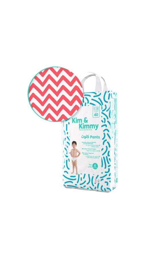 Kim & Kimmy Size 6 (15-20kg) - 40 Diapers