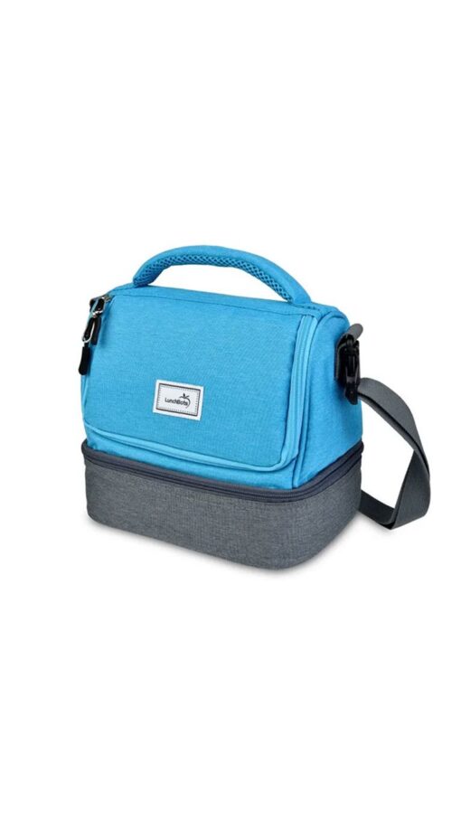 Lunchbots Duplex Insulated Lunch Bag - Aqua