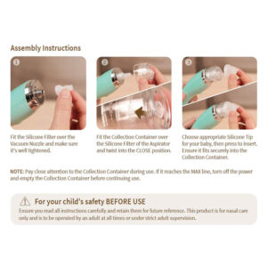 Haakaa Rechargeable Baby Nasal Aspirator