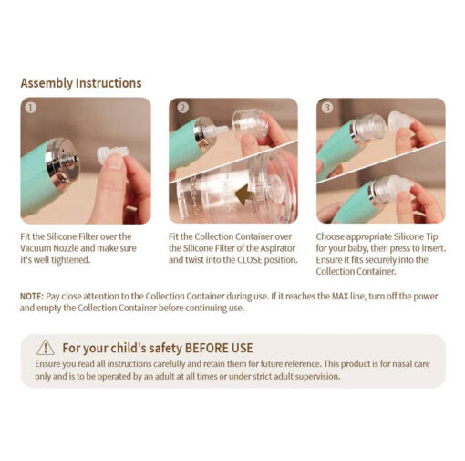 Haakaa Rechargeable Baby Nasal Aspirator Haakaa Rechargeable Baby Nasal Aspirator