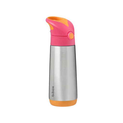 B.Box Hydration Insulated Drink Bottle 500ml - Strawberry Shake B.Box Hydration Insulated Drink Bottle 500ml - Strawberry Shake