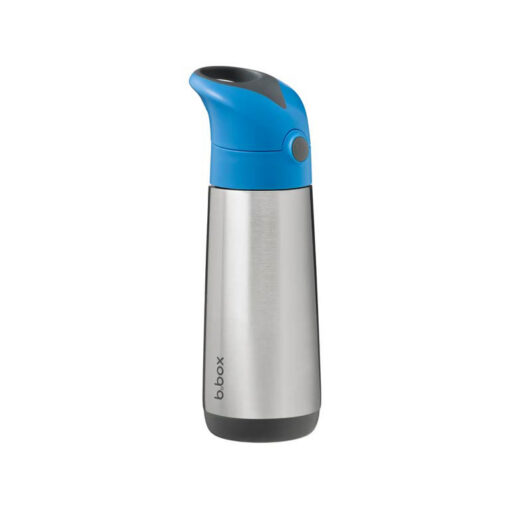 B.Box-Hydration-Insulated-Drink-Bottle-500ml-BlueSlate2 B.Box Hydration Insulated Drink Bottle 500ml - Blue Slate