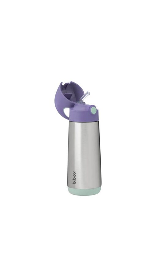 B.Box-Hydration-Insulated-Drink-Bottle-500ml-LilacPop B.Box Hydration Insulated Drink Bottle 500ml - Lilac Pop