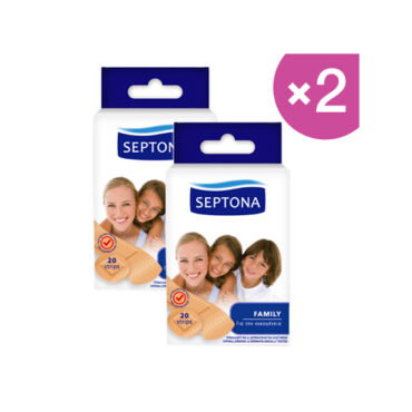 Septona Family Plasters 20 Strips - Pack of 2