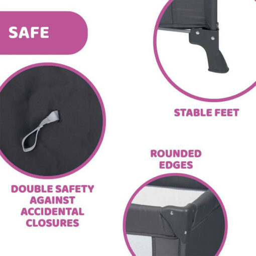 Chicco Good Night Travel Cot (0m+) - Dark Gray Chicco Good Night Travel Cot (0m+) - Dark Gray