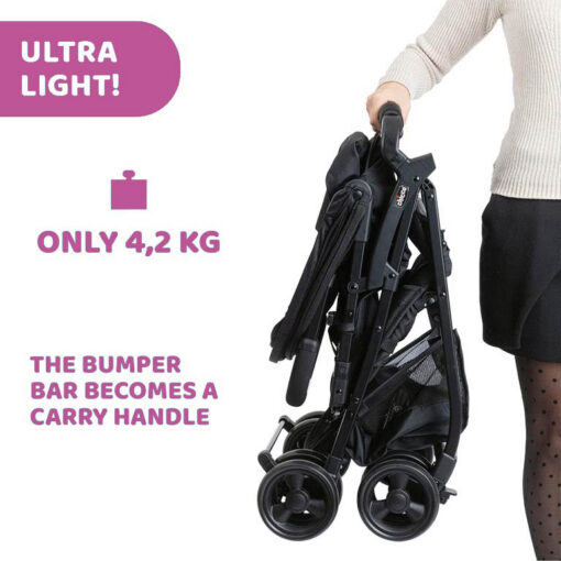 Chicco-OHlalà-3-Stroller-(0m+)---Jet-Black3 Chicco OHlalà 3 Stroller (0m+) - Jet Black