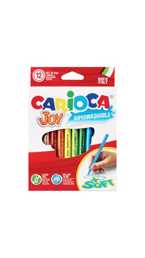 Carioca-12-Colors Carioca Joy Super Washable Pen - 12 Pens