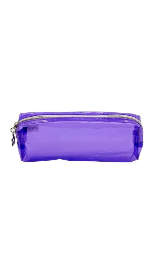 Soft Plastic Pencil Case - Neon Purple Soft Plastic Pencil Case - Neon Purple
