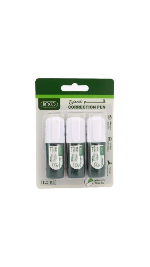Roco Correction Pen (8ml) - 3 Pcs