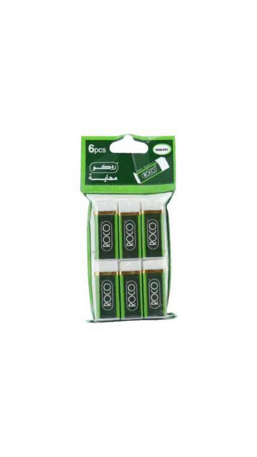 Roco Eraser Small - 6 Pcs