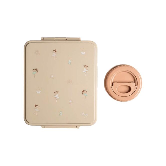 Citron Grand Lunchbox with Food Jar - Ballerina
