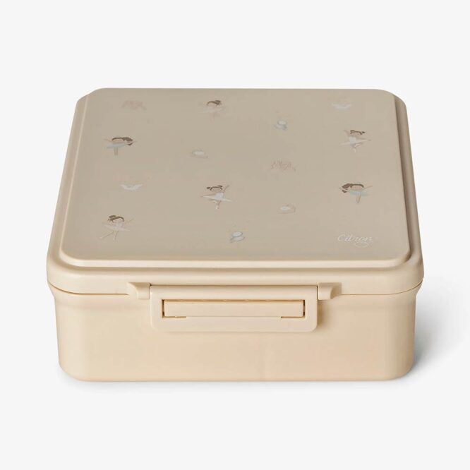 Citron Grand Lunchbox with Food Jar - Ballerina