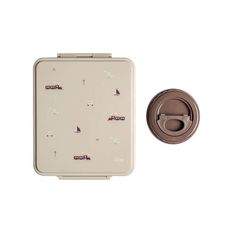 Citron Grand Lunchbox with Food Jar - Vehicles