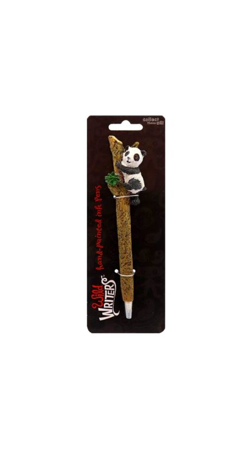 Polystone-Pen-Panda Wild Writers Polystone Rollerball Pen - Panda