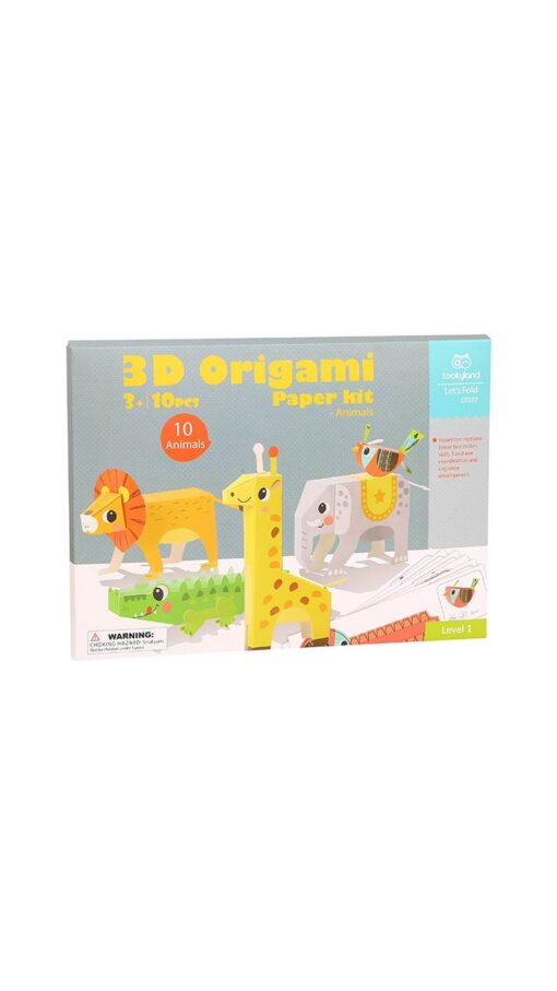 Tookyland 3D Origami Paper Kit Animals