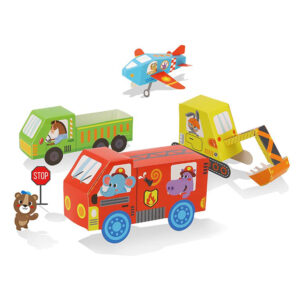 Tookyland 3D Origami Paper Kit Vehicles