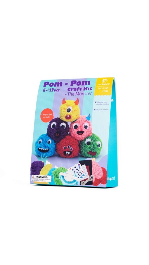 Tookyland Pom-Pom Craft Kit - The Monster