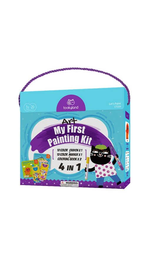 Tookyland Art My First Painting Kit 4-in-1
