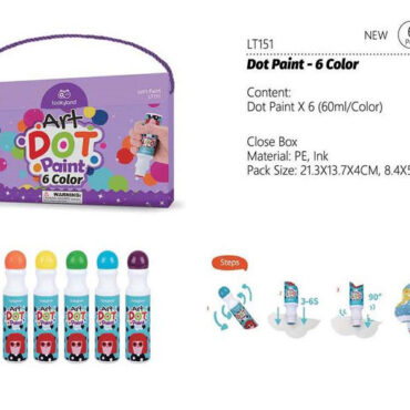 Tookyland Art Dot Paint - 6 Colors