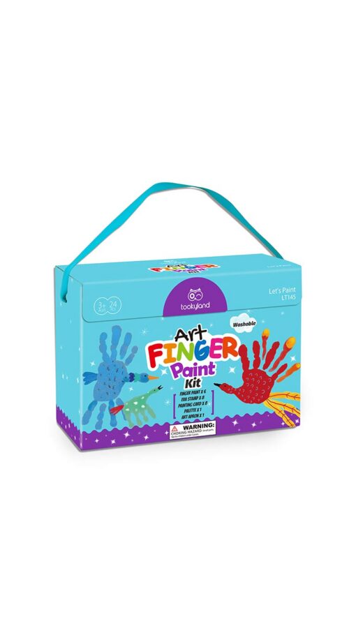 Belo-Shops-Finger-Paint-Art-Kit Belo Shops Art Finger Paint Kit (3y+) - 24 Pcs