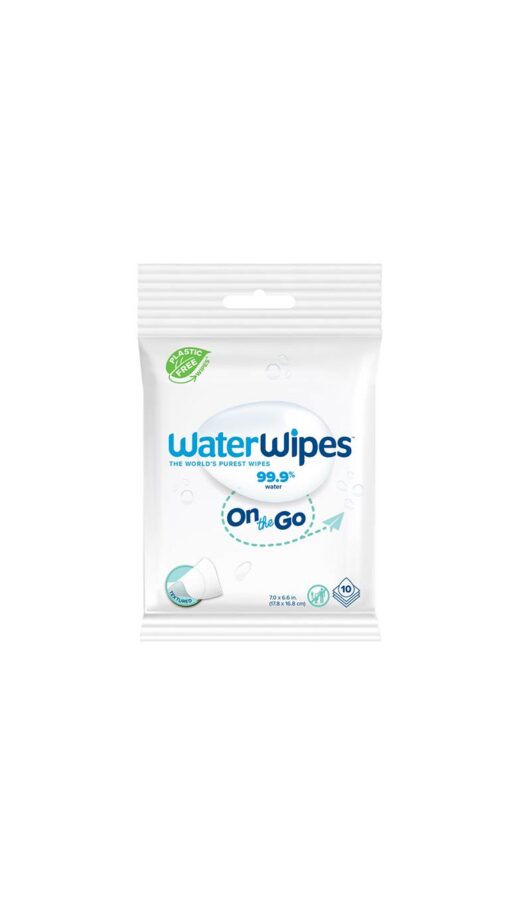WaterWipes Plastic-Free On the Go Wipes - 10 Wet Wipes WaterWipes Plastic-Free On the Go Wipes - 10 Wet Wipes