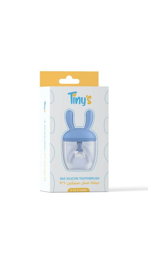 Tiny's 360 Silicon Toothbrush - Blue