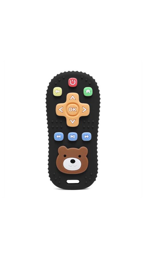 Tiny's Silicone Teether Remote Control Shape - Black