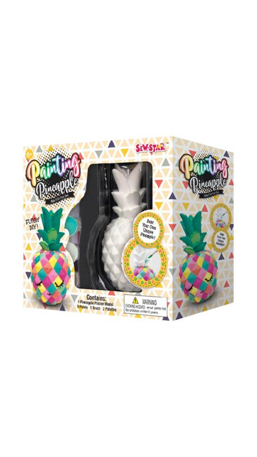 Sew Star Painting Plaster Kit - Pineapple Sew Star Painting Plaster Kit - Pineapple