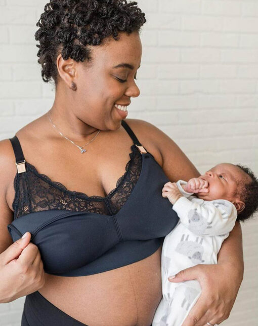 EllaBlack5 Davin & Adley Ella Nursing Bra - Black