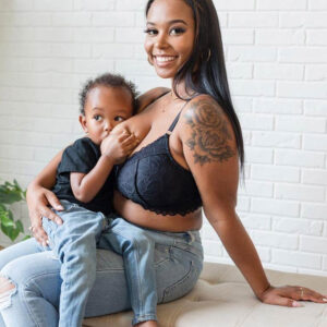 Davin & Adley Riley Nursing Bra - Black